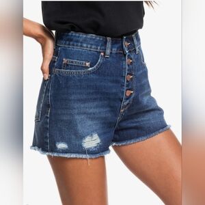 Roxy Lagos Cliff Jean Shorts Sz 27